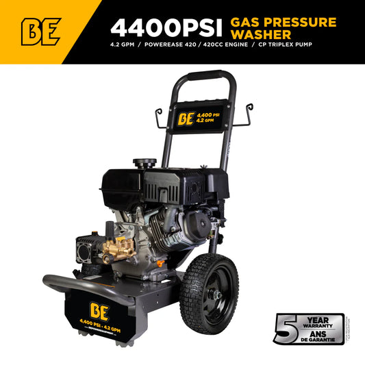 BE Pressure B4415PA 4,400 PSI 4.2 GPM Cold Water Gas Pressure Washer