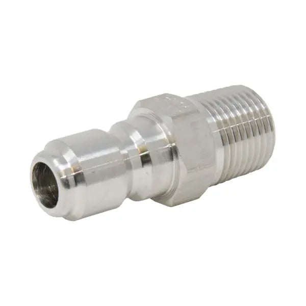 General Pump D10079 Pressure Washer Quick Coupler, Male Plug, 3/8 in. MNPT, Stainless Steel