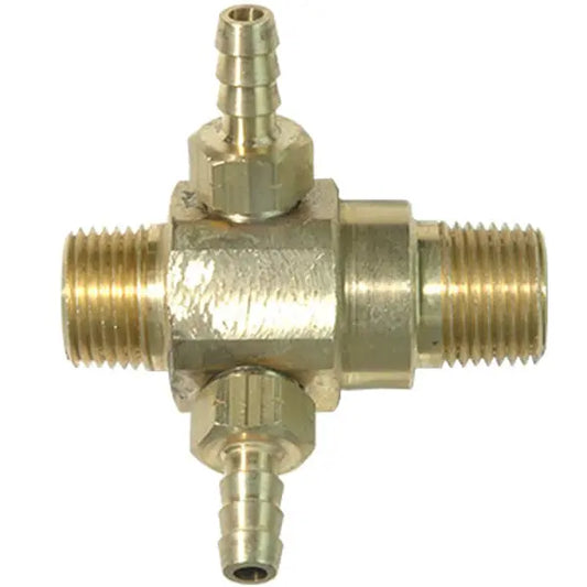 General Pump 100791 Dual High Draw Fixed Chemical Injector, 5 to 8 GPM