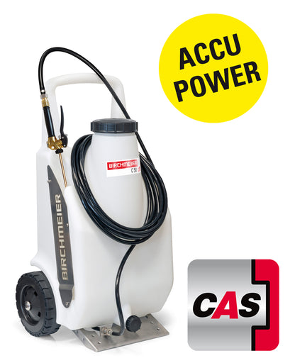 Birchmeier 12168301  C50 Two Wheeled Battery Sprayer (CAS with battery pack, with charger)