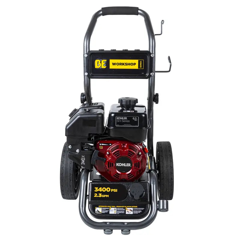 BE Pressure BE3465KX 3,400 PSI - 2.3 GPM Gas Pressure Washer with KOHLER SH270 Engine and Axial Pump