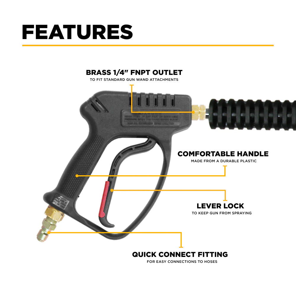 BE Pressure 85.205.053 36" Pressure Washer Gun & Wand Assembly