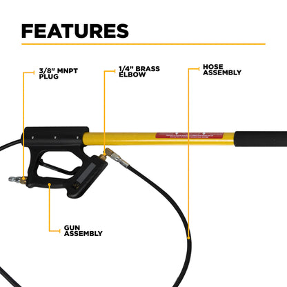 BE Pressure 85.206.018L 18' Telescoping Pressure Washer Wand