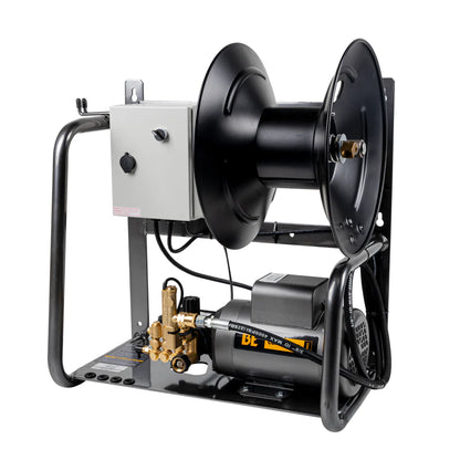 BE Pressure X-1520FW1ARH 1,500 PSI 2.0 GPM 2.0 HP Wall Mount Electric Pressure Washer with a Baldor Motor and AR Triplex Pump