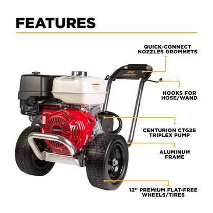 BE Pressure B4213HAAS 4,200 PSI 4.2 GPM Cold Water Gas Pressure Washer