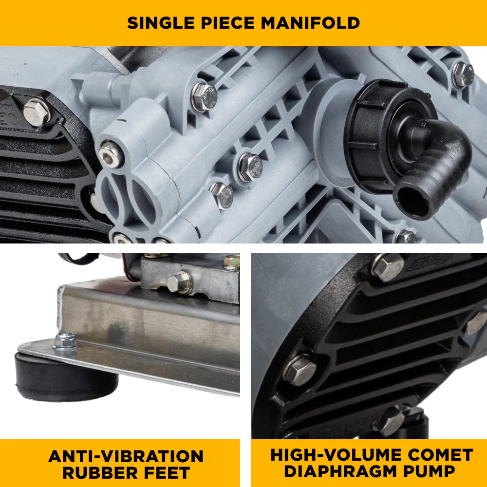 BE Pressure SW1165HC2 300 PSI 11.0 GPM Gas Soft Wash Unit