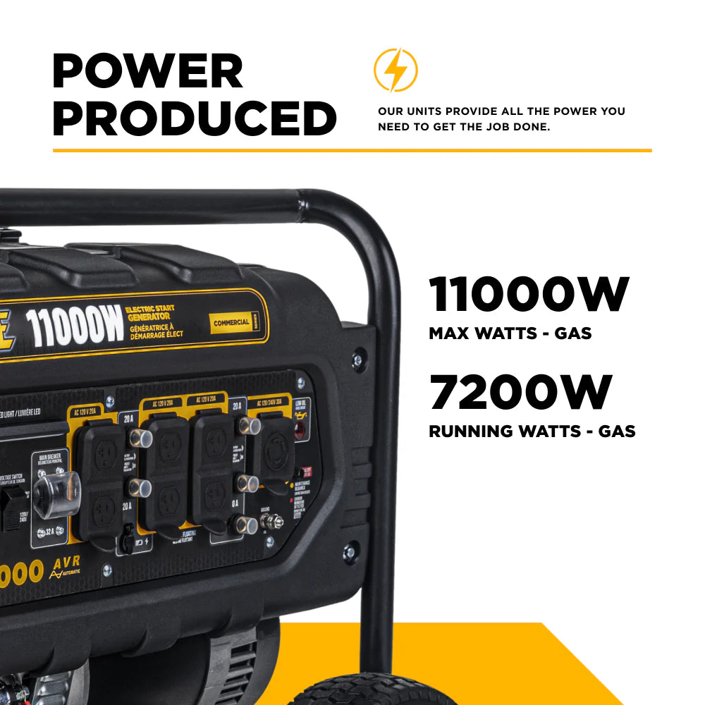 BE Power Equipment BE11000 11,000 Watt Portable Generator
