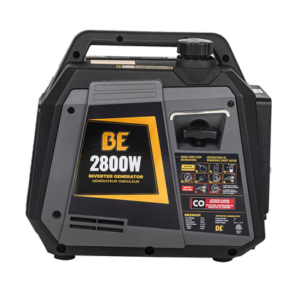 BE Power Equipment BE2800I 2,800 Watt Digital Inverter Portable Generator