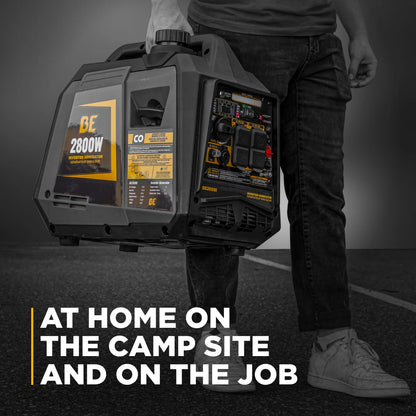 BE Power Equipment BE2800I 2,800 Watt Digital Inverter Portable Generator