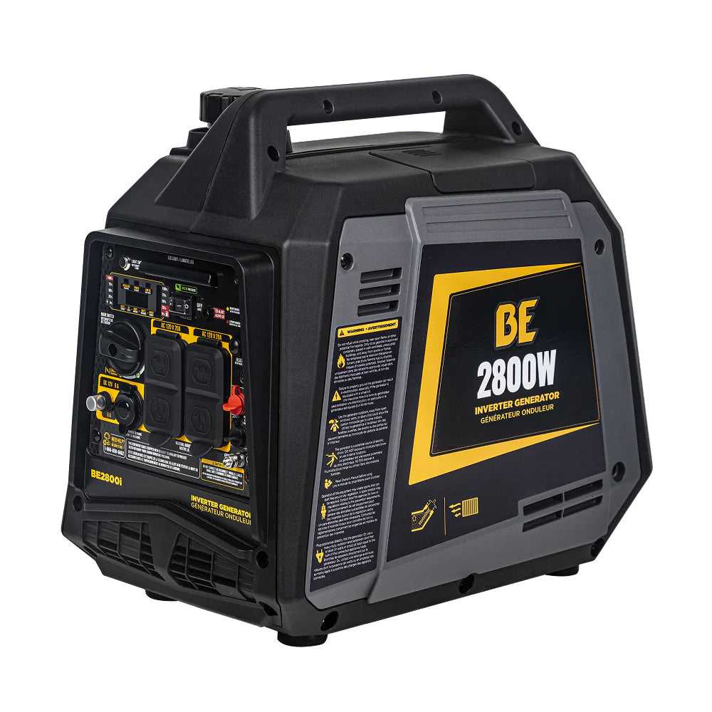 BE Power Equipment BE2800I 2,800 Watt Digital Inverter Portable Generator