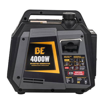 BE Power Equipment BE4000I 4,000 Watt Digital Inverter Portable Generator