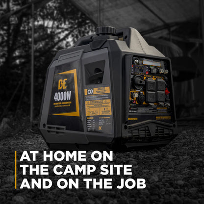 BE Power Equipment BE4000I 4,000 Watt Digital Inverter Portable Generator