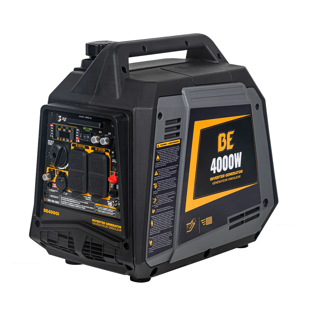 BE Power Equipment BE4000I 4,000 Watt Digital Inverter Portable Generator