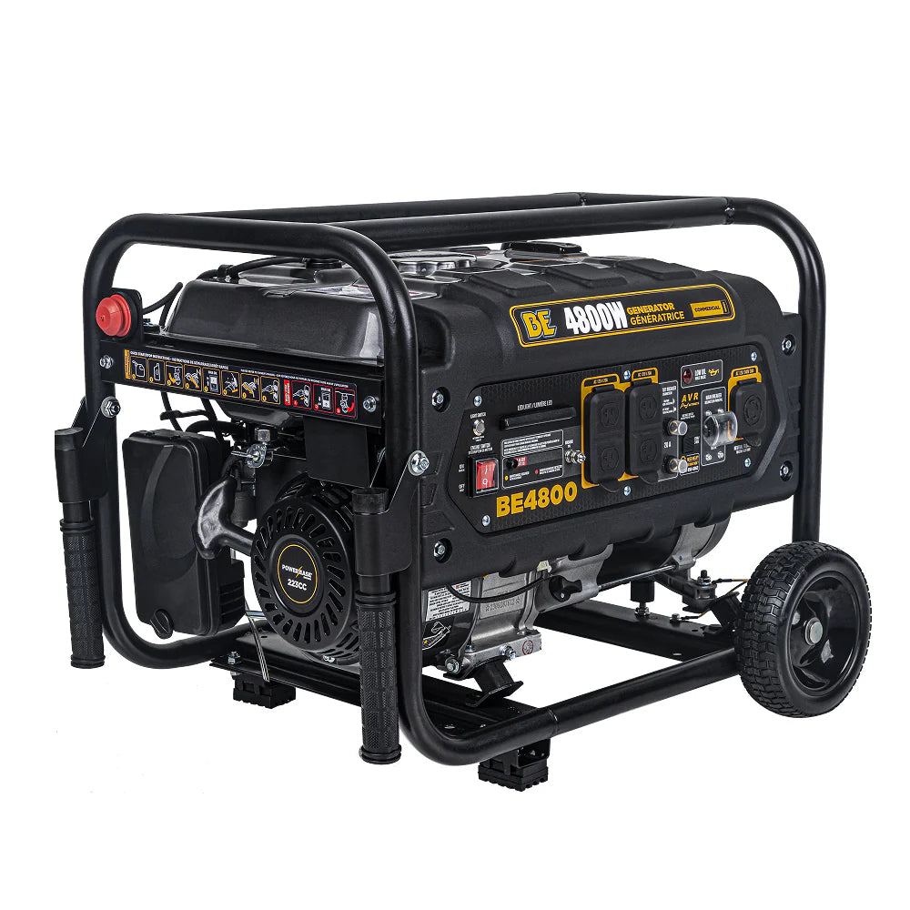 BE Power Equipment BE4800 4,800 Watt Portable Generator