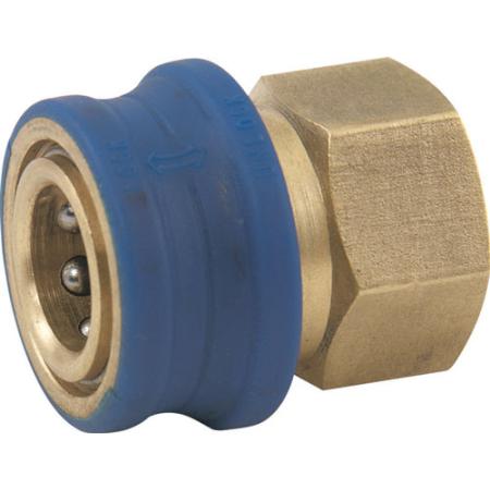 D10063 Pressure Washer Quick Coupler, EZ Grip Female Socket, 3/8 in. FNPT, Brass