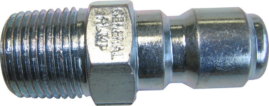General Pump D11009 Pressure Washer Quick Coupler, Male Plug, 3/8 in. MNPT, Steel - Fusion Spray Equipment