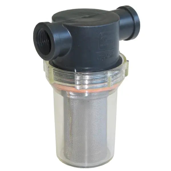 General Pump DF07550 Clear Bowl Filter, 50 Mesh Screen