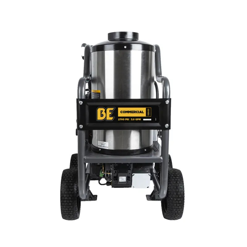 BE Pressure HW2765VA 2,700 PSI - 3.0 GPM Hot Water Pressure Washer with Vanguard 200 Engine and AR Triplex Pump