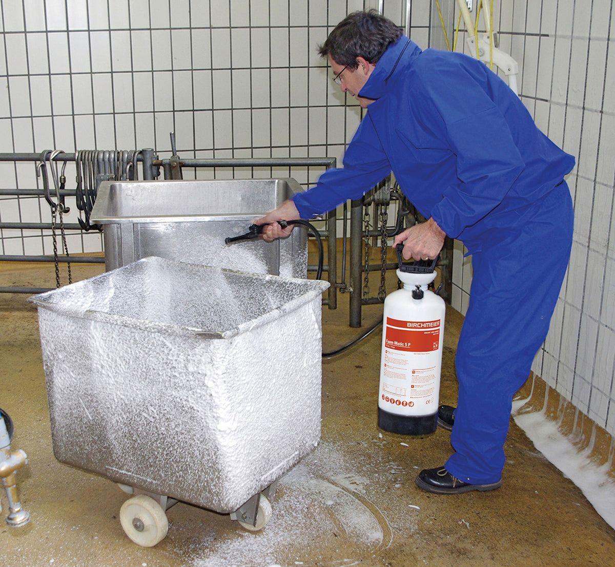 Birchmeier 11900401 Foam-Matic 5 P, 1.5 Gallon Tank