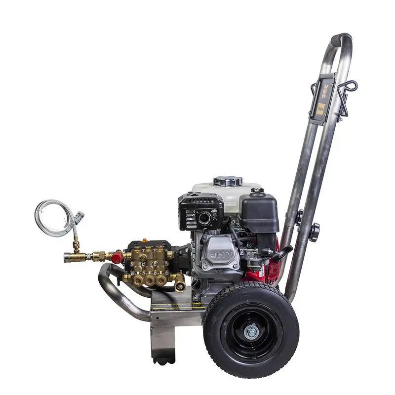 BE Pressure PE-2565HWSCOMSP 2,500 PSI - 3.0 GPM Gas Pressure Washer with Honda GX200 Engine and Comet Triplex Pump