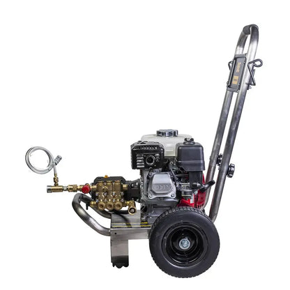 BE Pressure PE-2565HWSCOMSP 2,500 PSI - 3.0 GPM Gas Pressure Washer with Honda GX200 Engine and Comet Triplex Pump