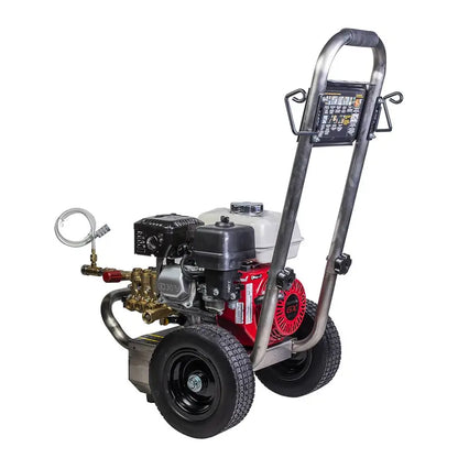 BE Pressure PE-2565HWSCOMSP 2,500 PSI - 3.0 GPM Gas Pressure Washer with Honda GX200 Engine and Comet Triplex Pump