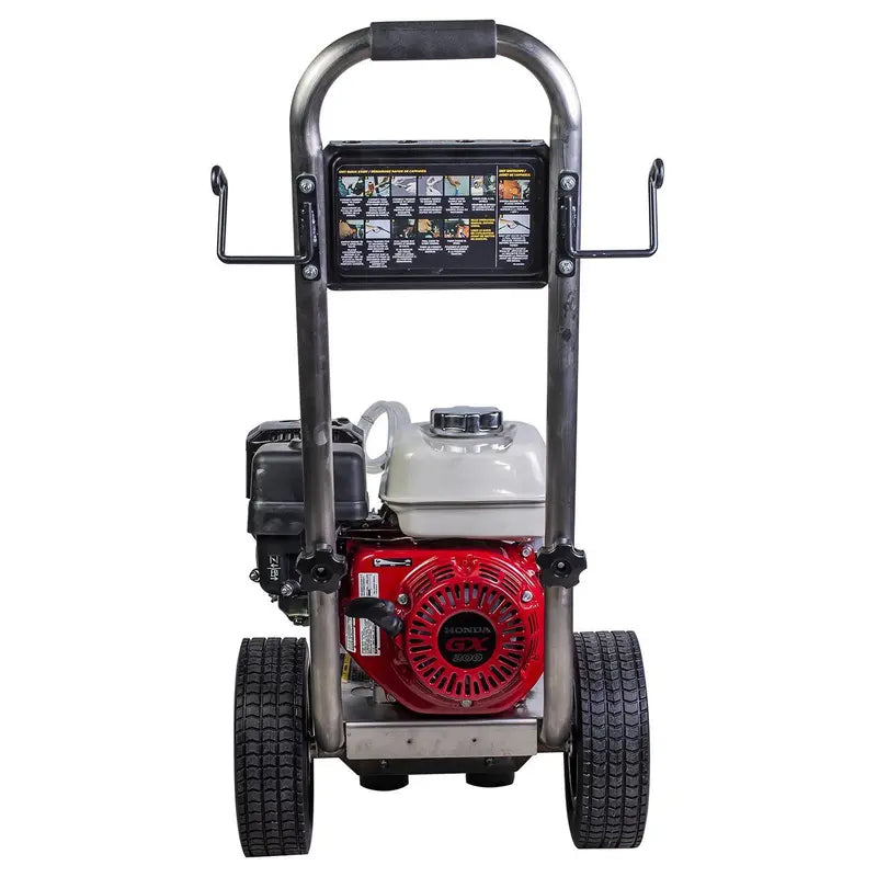 BE Pressure PE-2565HWSCOMSP 2,500 PSI - 3.0 GPM Gas Pressure Washer with Honda GX200 Engine and Comet Triplex Pump