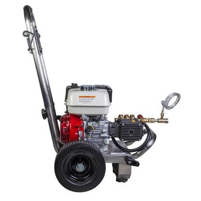 BE Pressure PE-2565HWSCOMSP 2,500 PSI - 3.0 GPM Gas Pressure Washer with Honda GX200 Engine and Comet Triplex Pump