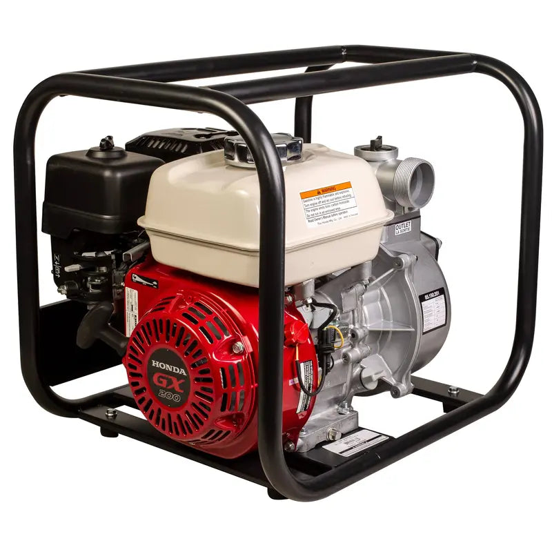 BE Pressure WP-2065HL 2" Water Transfer Pump with Honda GX200 Engine 158 gallons per minute at 32 PSI