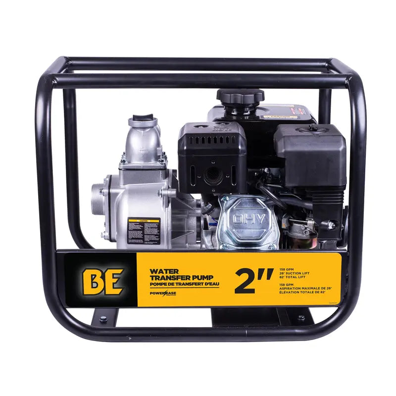 BE Pressure WP-2070S 2" Water Transfer Pump with Powerease 225 Engine 58 gallons per minute at 33 PSI