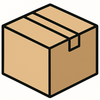 Box icon with white background